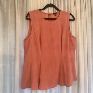 Ann Taylor Size 14 Pink Blouse New Without Tags